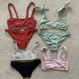 Target xhilaration xs junior/woman like new bikini bundle preppy